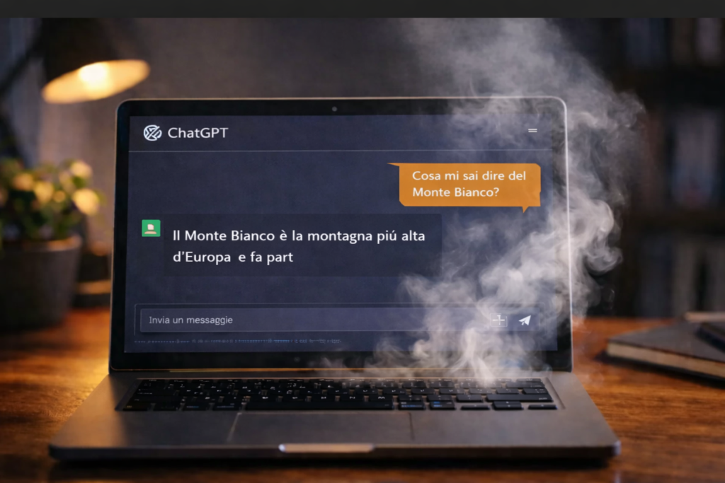 Conversazione con AI che si blocca e perde il contesto