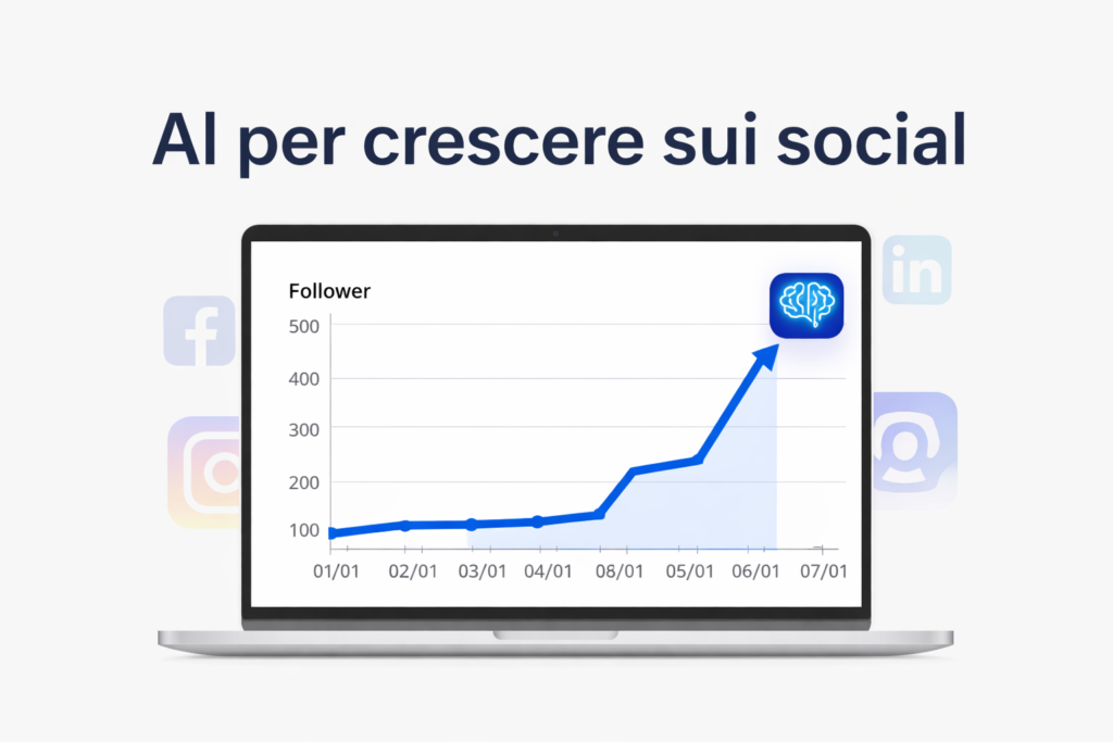 Come usare l'intelligenza artificiale per crescere sui social