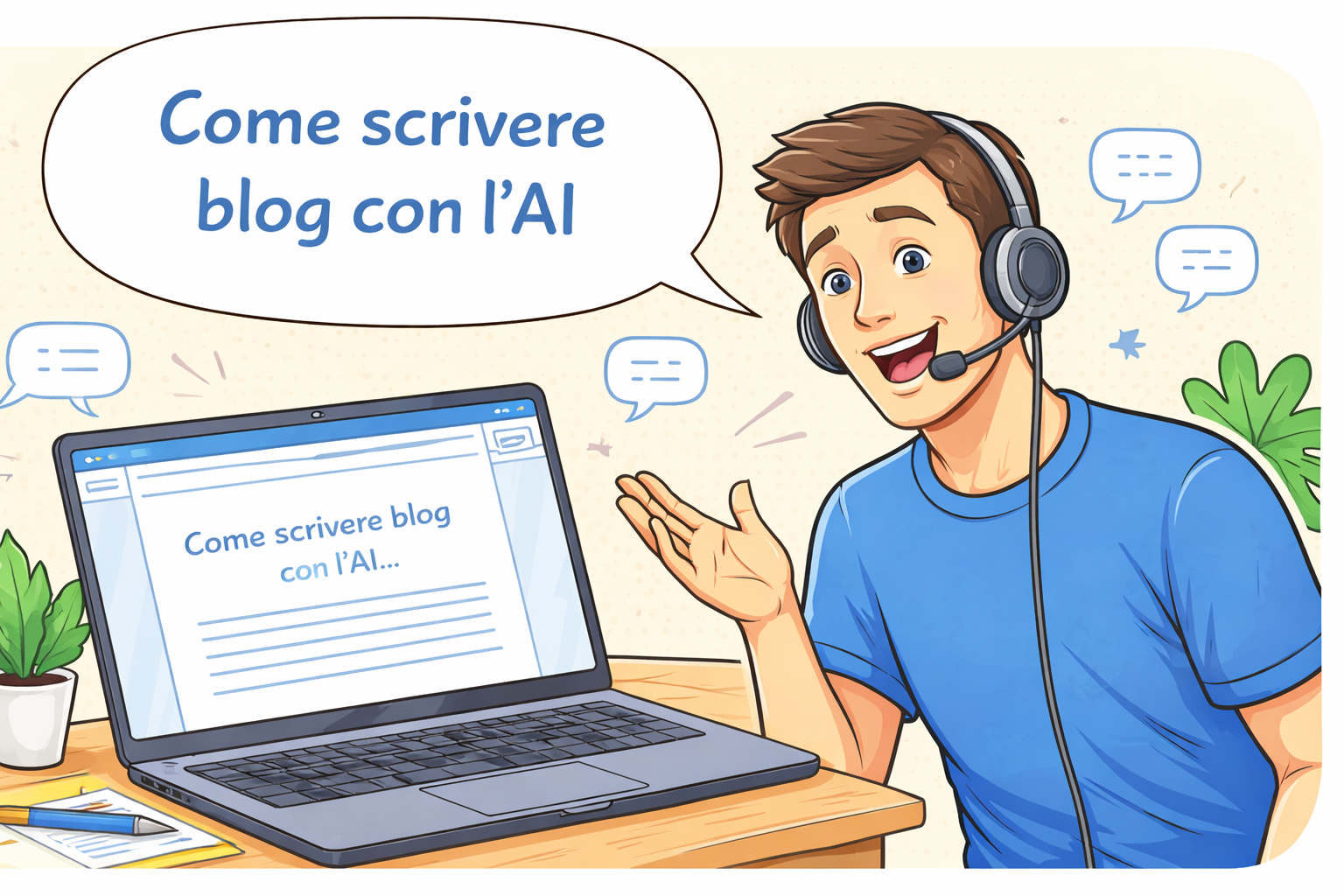Esempio di utilizzo dell’intelligenza artificiale per scrivere articoli di blog
