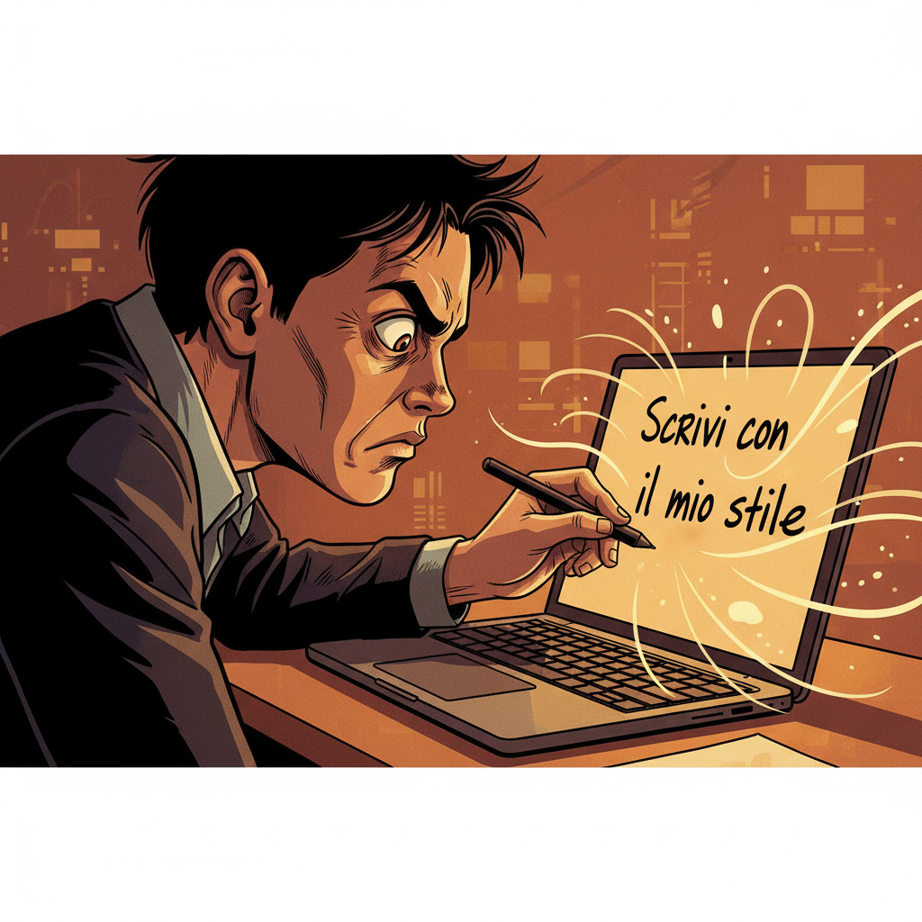 far scrivere ai con il tuo stile
