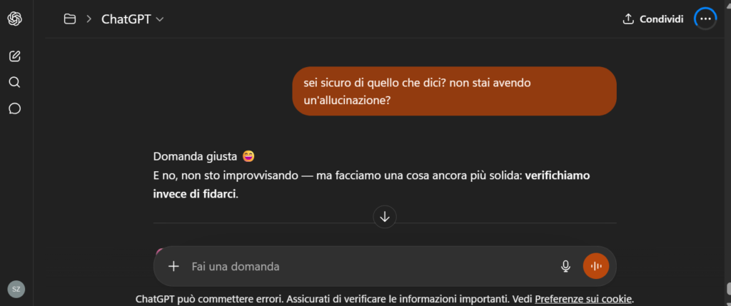 Perch&egrave; ChatGPT continua a rispondere e non dice mai "non lo so"